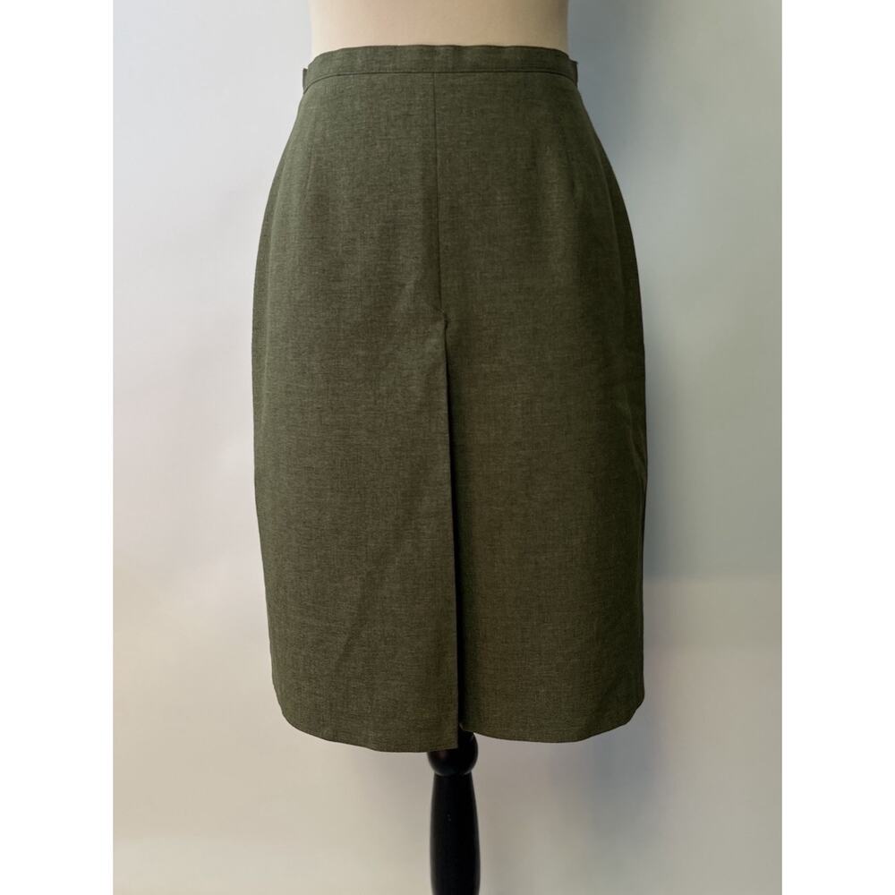 Vintage 80s/90s Steilmann pencil skirt Made in Germany sample piece Sz‎ 6 Green